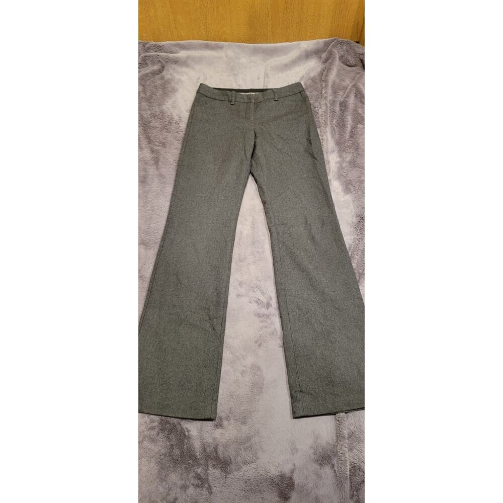 Express Editor Dress Pants Womens Size 0 Gray Wool Blend Career Work Trousers